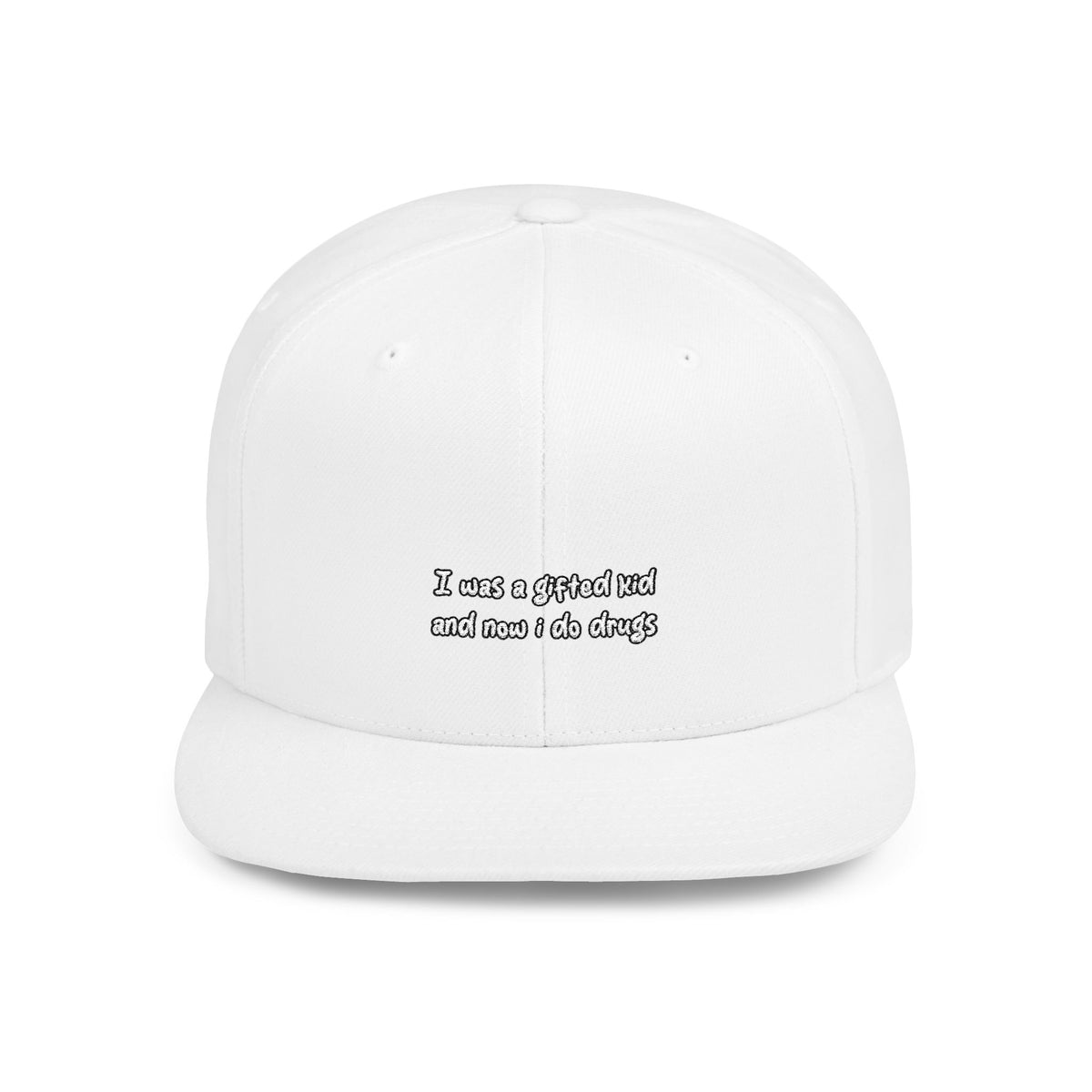 i was a gifted kid — Embroidered Snapback Hat — image 2