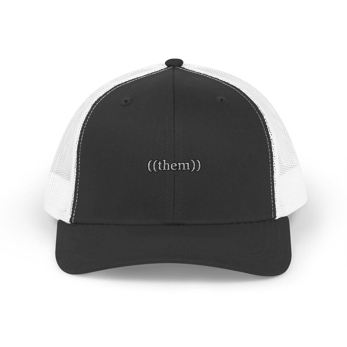 ((them)) — Embroidered Trucker Hat — image 3