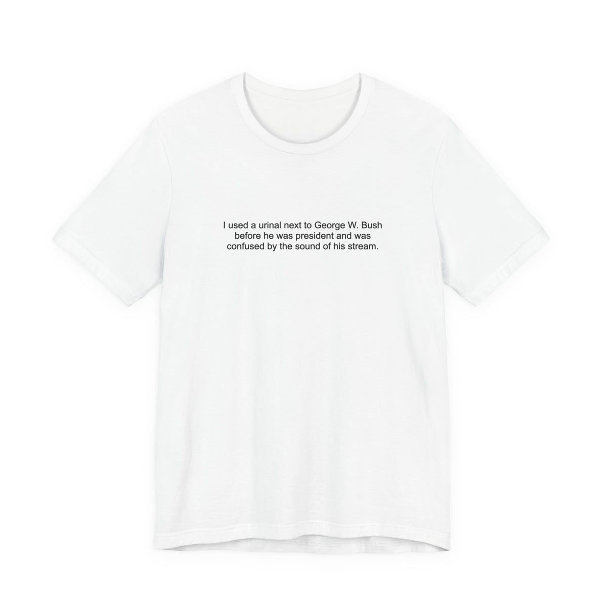 george w bush pissing stream — Classic Graphic Tee — image 2