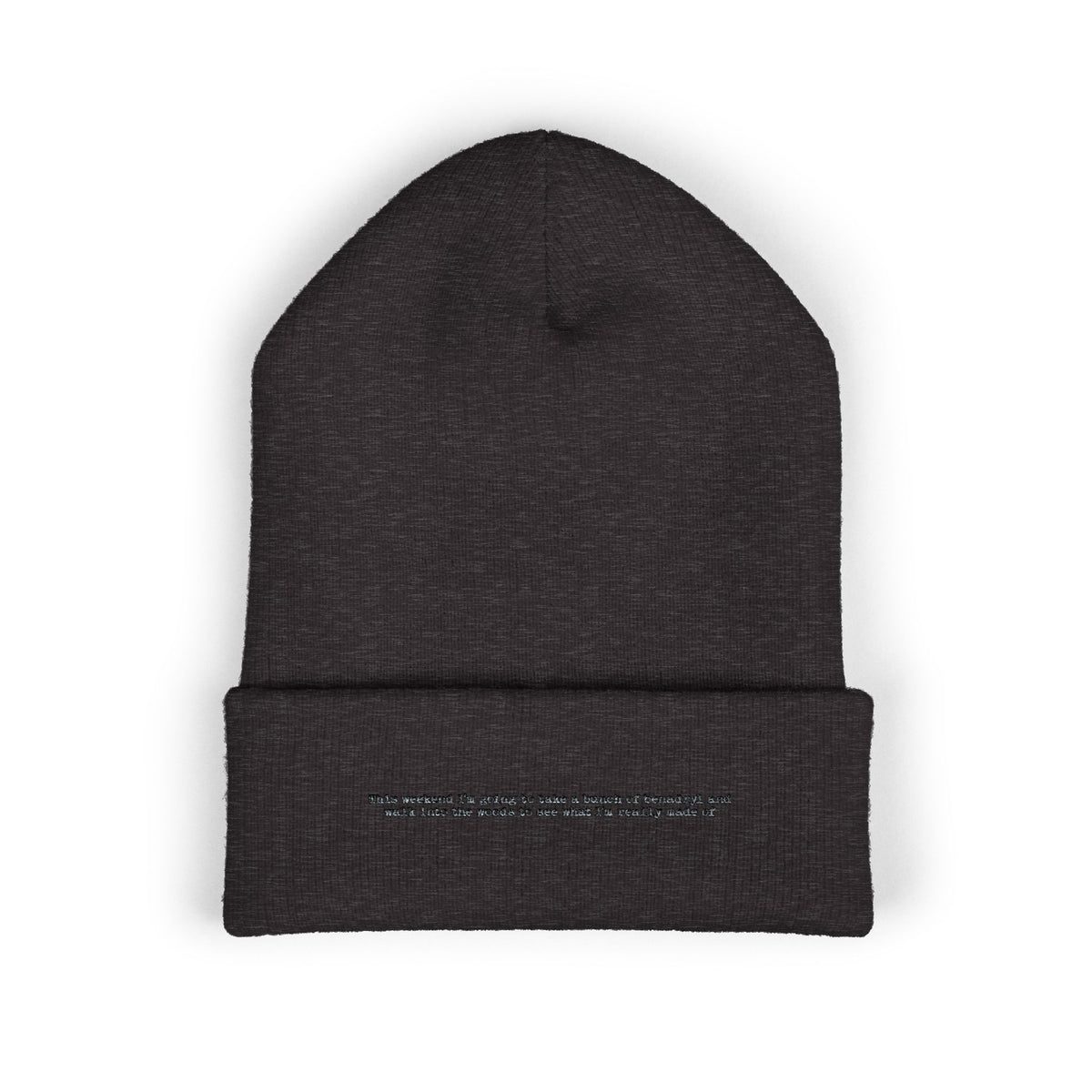 weekend benadryl plans — Embroidered Beanie — image 4