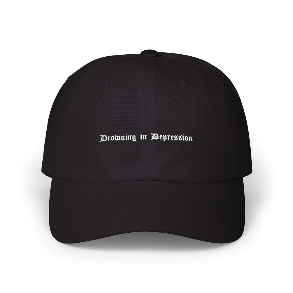 drowning in depression — Embroidered Dad Hat — image 1