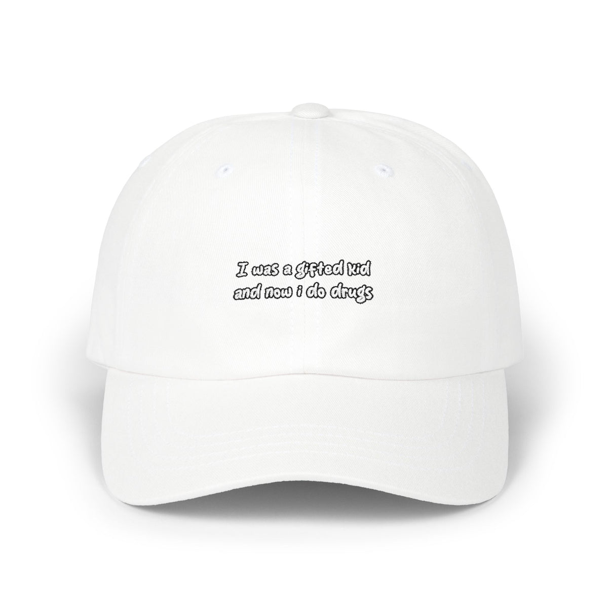 i was a gifted kid — Embroidered Dad Hat — image 2