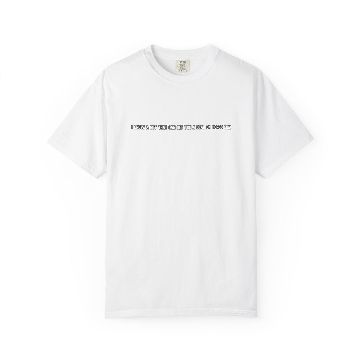 i know a guy horse cum — Heavyweight Graphic Tee — image 2