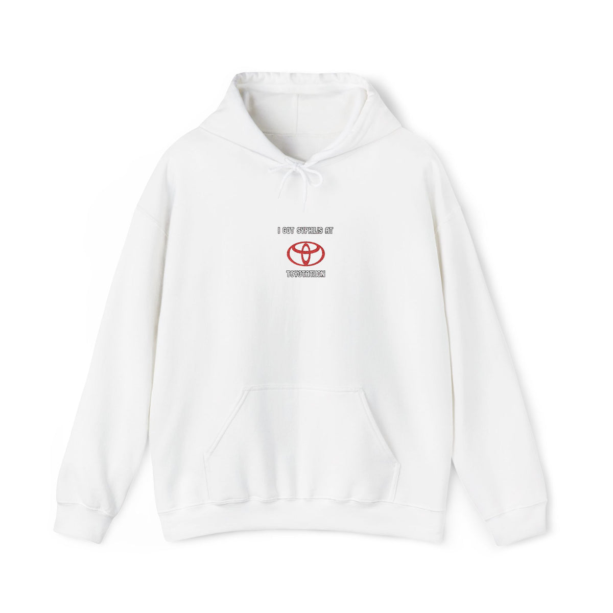 toyotathon syphilis — Embroidered Hoodie — image 2