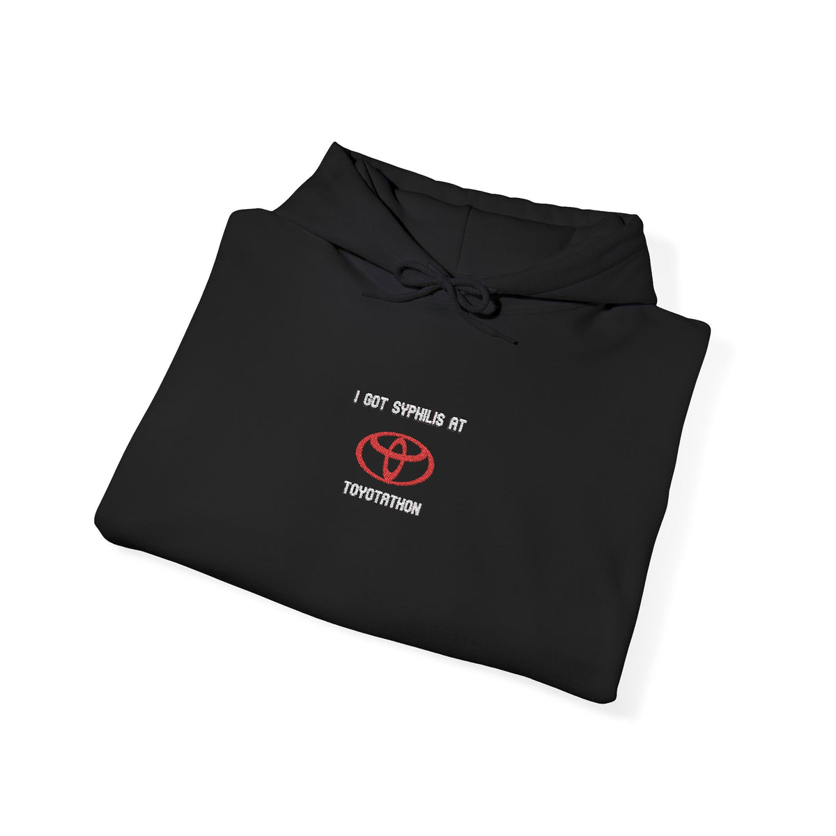 toyotathon syphilis — Embroidered Hoodie — image 5