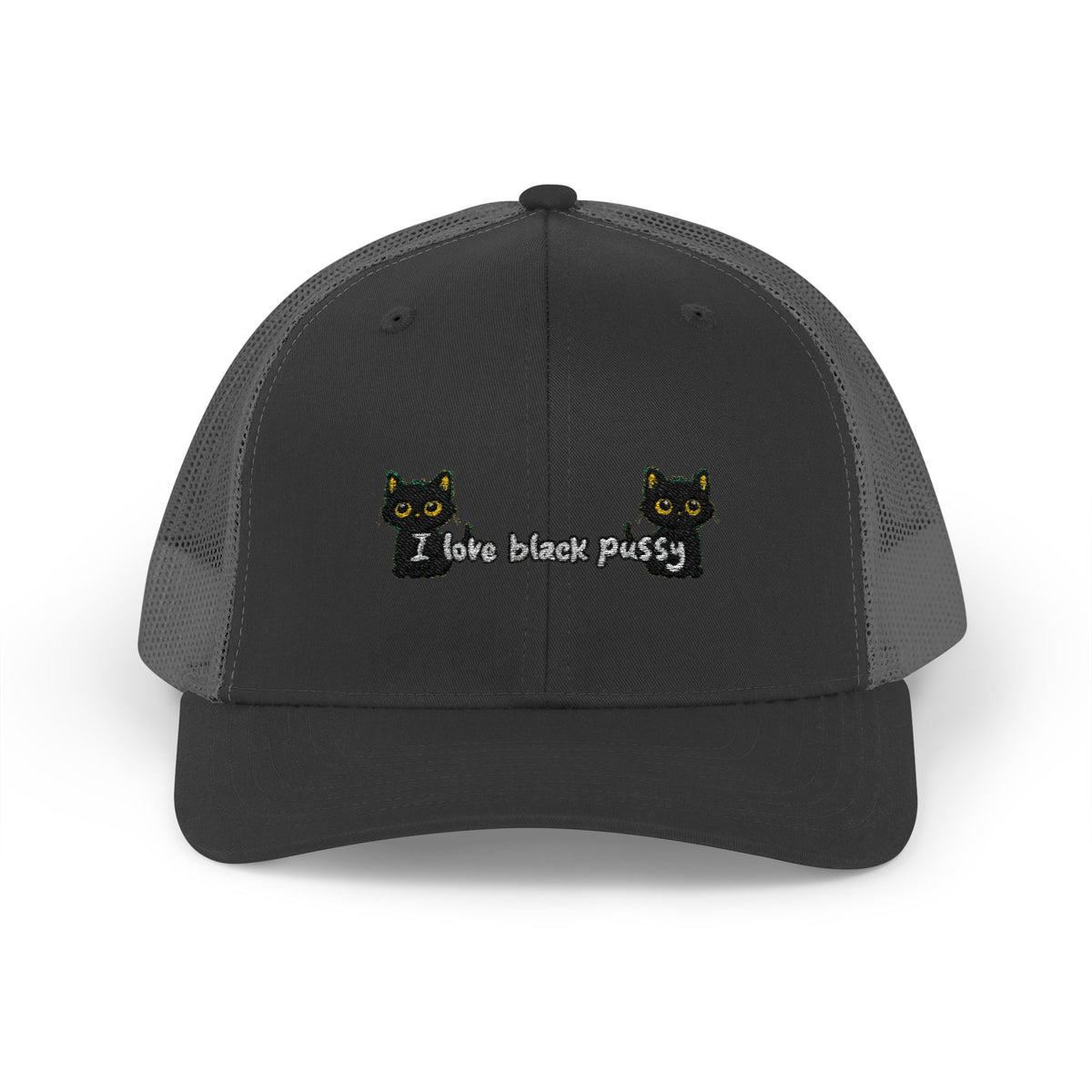 black pussy — Embroidered Trucker Hat — image 2