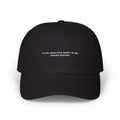 god doesnt do miracles — Embroidered Dad Hat — image 1