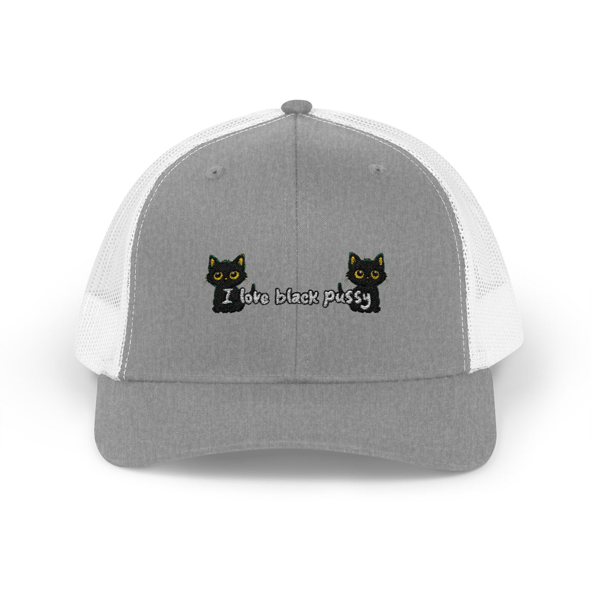 black pussy — Embroidered Trucker Hat — image 4