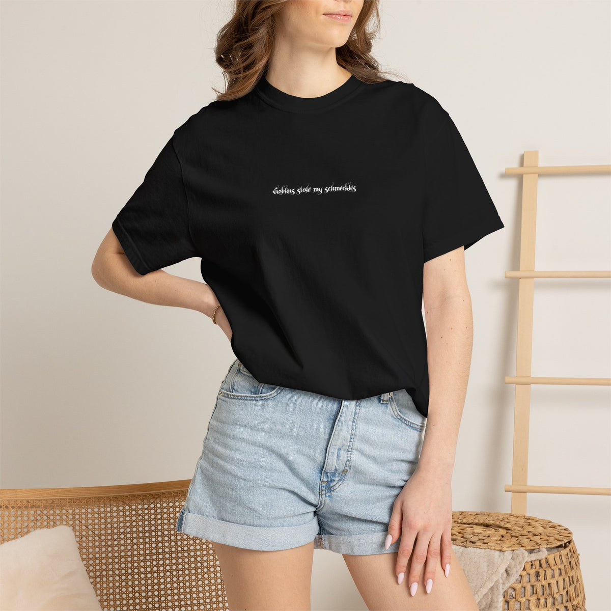 goblins stole my schmeckles — Heavyweight Graphic Tee — image 5