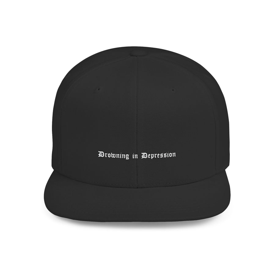 drowning in depression — Embroidered Snapback Hat