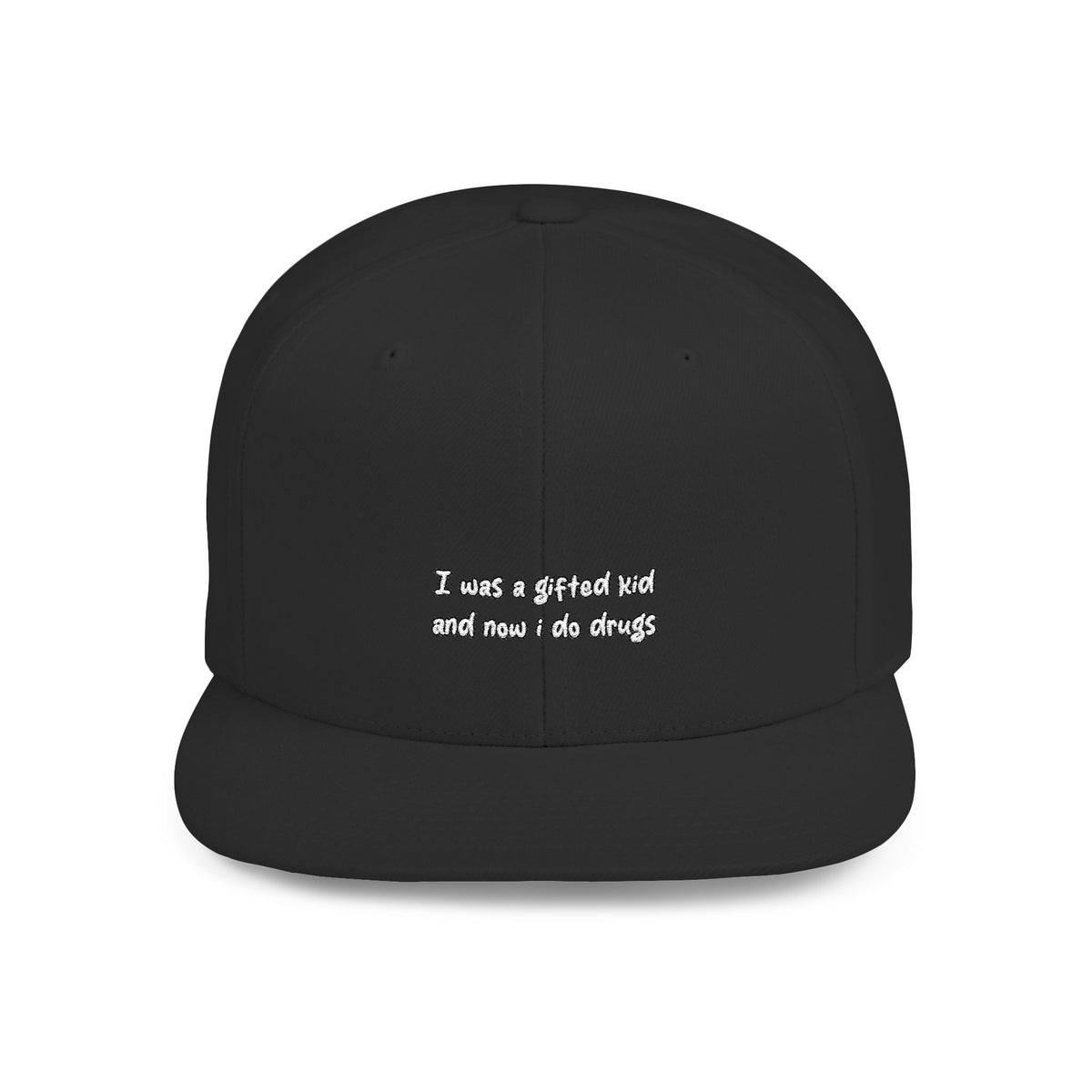 i was a gifted kid — Embroidered Snapback Hat — image 1