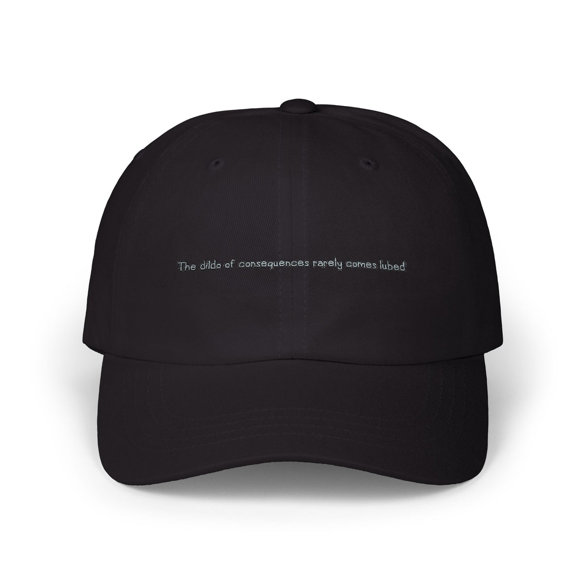 the dildo of consequences — Embroidered Dad Hat — image 1