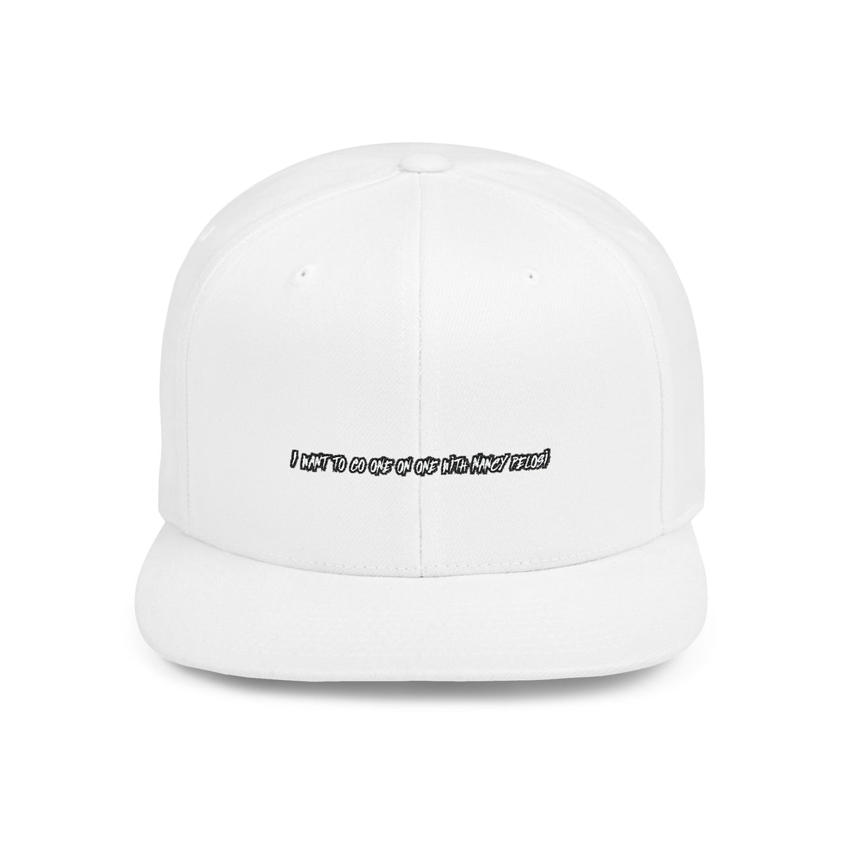 box nancy pelosi — Embroidered Snapback Hat — image 2