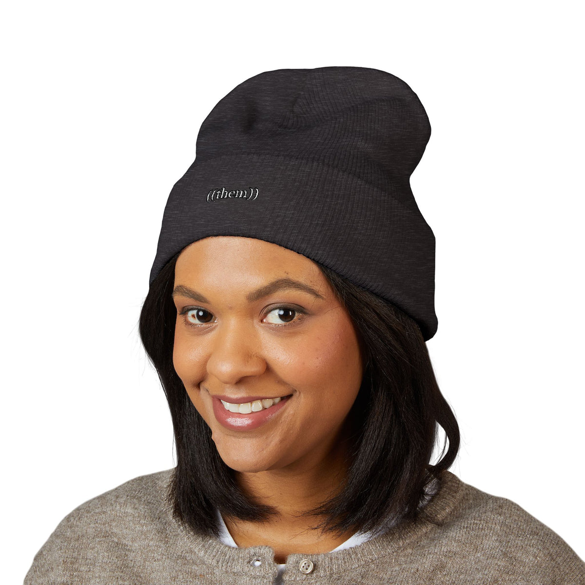 ((them)) — Embroidered Beanie — image 15