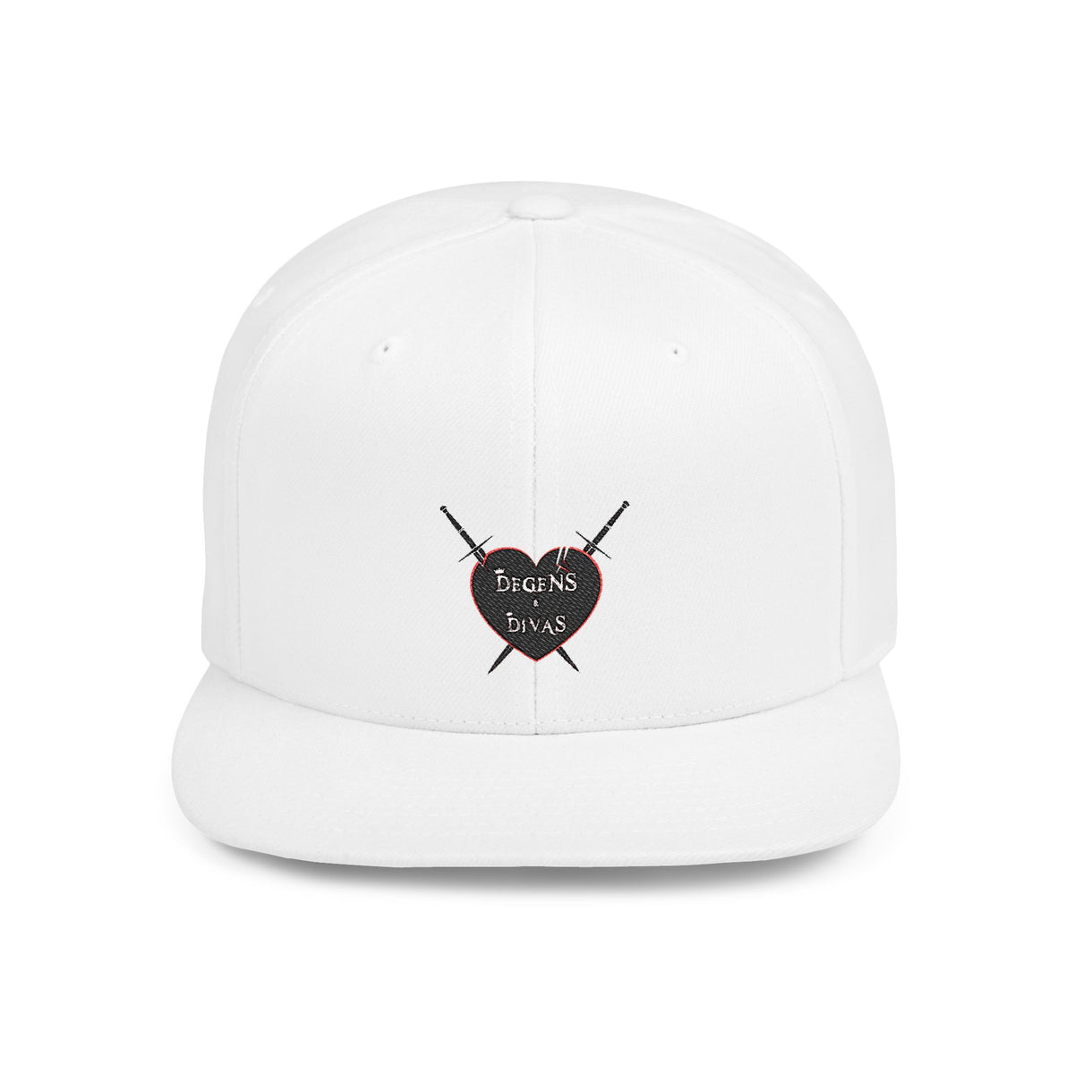 Degens & Divas — Embroidered Snapback Hat — image 2
