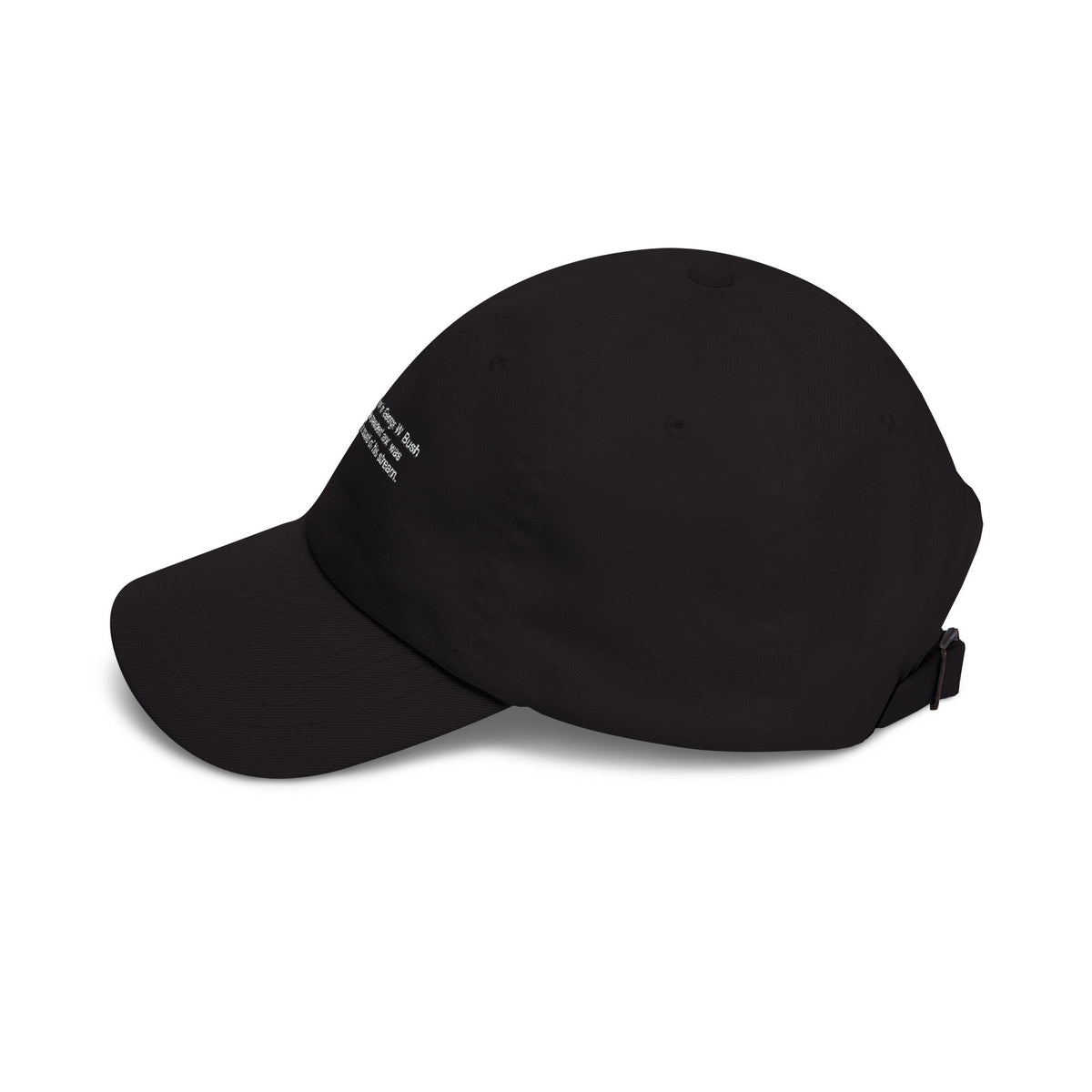 george w bush pissing stream — Embroidered Dad Hat — image 7